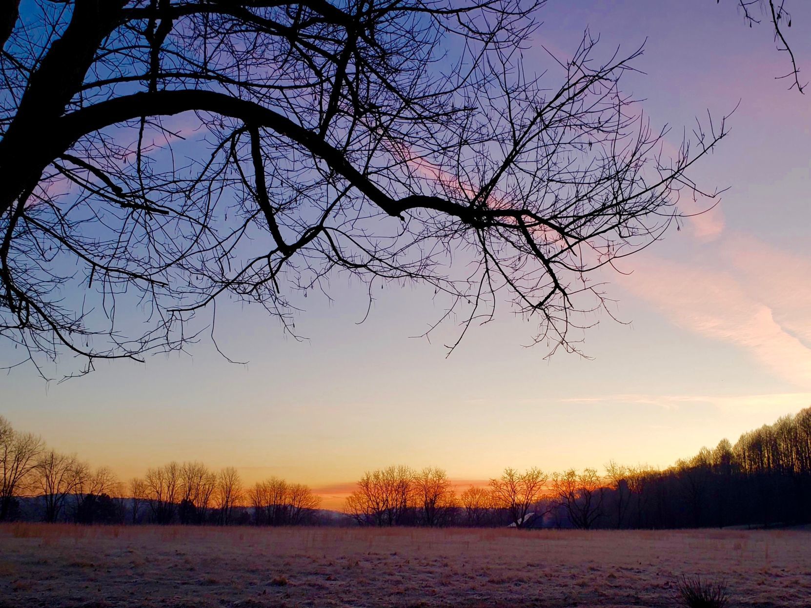 Sunrise paints the sky with an array of color!